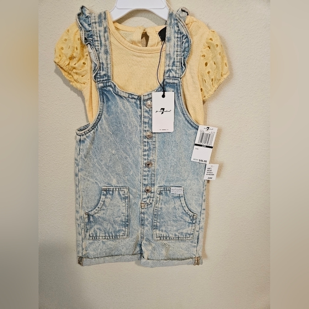 7 for all man kind 2 piece set 2T